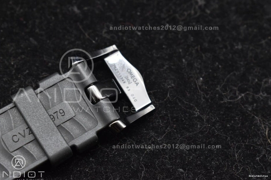 VSF A Best Edition Black Strap 300M PVD 1081 Dial Seamaster Diver GoAnywhere Black Rubber on 0116